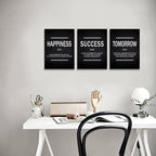 KAWAHONE Success Quotes Wall Art, Motivational Entrepreneur Tomorrow Poster - Image 2
