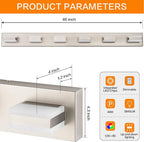 SOLFART LED Modern Bathroom Vanity Lights Over Mirror Fixture Brushed Nickel - Image 5