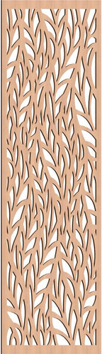 35 3/8"W x 89 3/8"H x 1/4"T Ortonville Decorative Fretwork Wood Wall Panels by EkenaMillwork