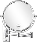 DECLUTTR 8 Inch Wall Mounted Magnifying Mirror by DECLUTTR