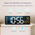 Digital Wall Clock Large Display, 16.2 Inch, LED Digital Clock - Image 8