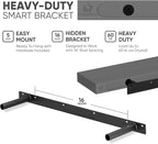 Homeforia 36 inch Gray Floating Shelves, High End Solid Real Wood 36inch - Image 4
