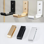 6Pcs Folding Coat Hooks, Matte Black Wall Hooks - Image 4