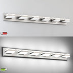 SOLFART LED Modern Bathroom Vanity Lights Over Mirror, Brushed Nickel Vanity - Image 5