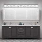 Ralbay 66inch Chrome Bathroom Vanity Lights Stainless Steel Acrylic LED Modern - Image 6