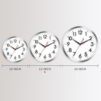 AKCISOT Wall Clock 12 Inch Silent Wall Clocks Battery Operated Non Ticking - Image 3
