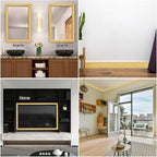 CRASPIRE 88.9x1.69in Peel Stick Foam Crown Molding Baseboard Trim Yellow Self - Image 4