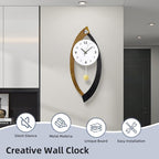 23.6 x 9.8inch Decorative Wall Clocks - Image 4