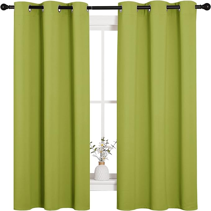 NICETOWN Thermal Insulated Solid Grommet Top Blackout Holiday Decorative by NICETOWN