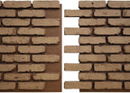 EverStone Aged Brick Faux Brick Panel, 46 7/8"W x 27"H x 1 1/4"D, Terracotta - Image 8