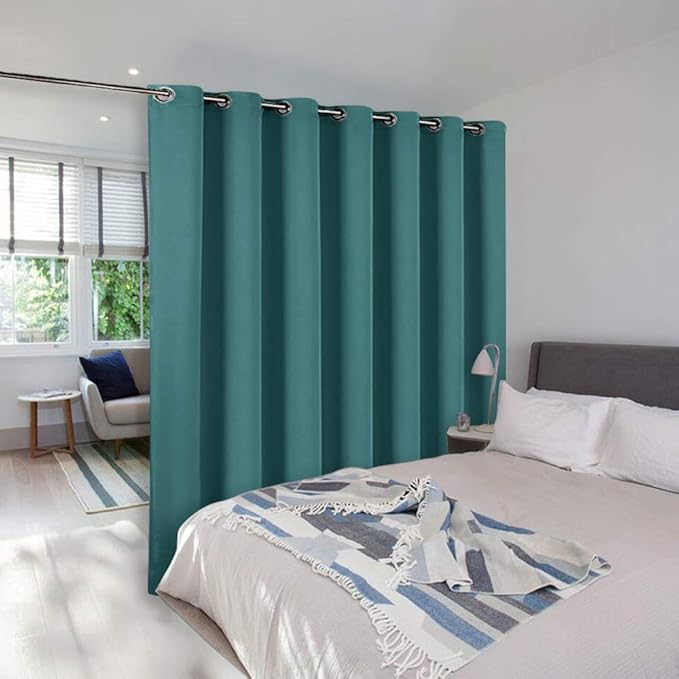 NICETOWN Wall Dividers for Rooms, Room Divider Curtain Screen Partitions by NICETOWN