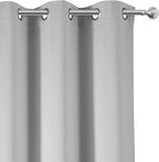 LEMOMO Light Grey Blackout Curtains 34 x 84 Inch Length/Set of 2 Curtain - Image 6