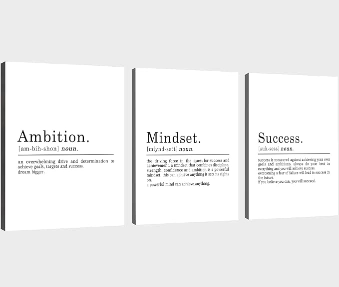 Inspirierendes Leinwandbild – Ephany Art – Mindset Zitate Drucke, motivierende by EPHANYART