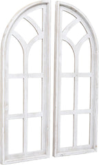 SwallowLiving Set of 2 Cathedral Arch Window Frame Wall Decor - Image 9