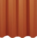 LEMOMO Orange Blackout Curtains 52 x 63 Inch Length/Set of 2 Curtain - Image 9