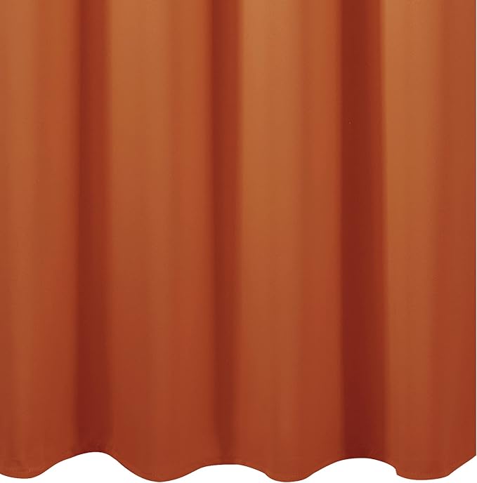 LEMOMO Orange Thermal Blackout Curtains/42 x 72 Inch/Set of 2 Panels Room - Image 7