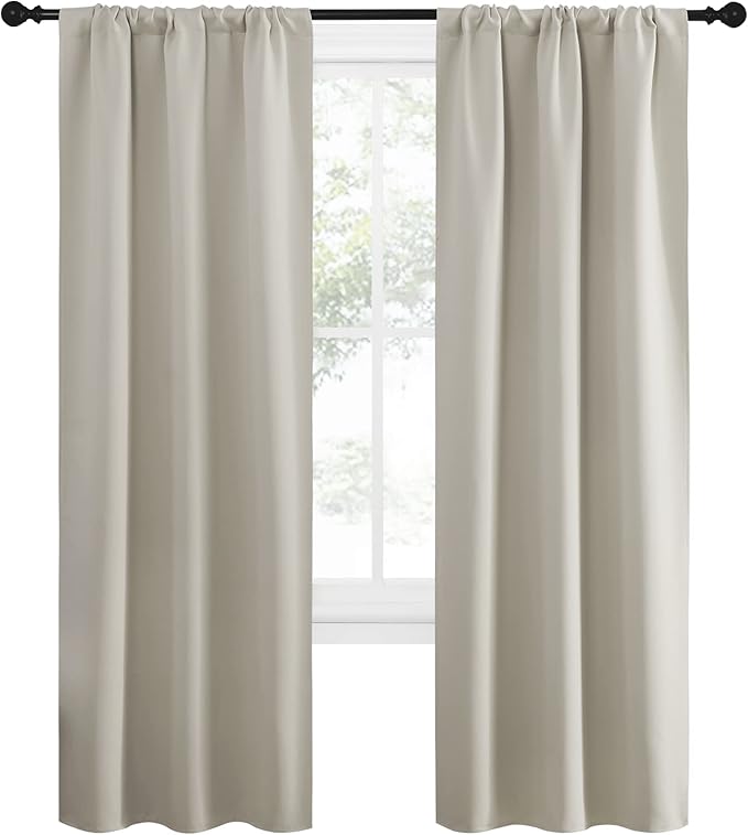NICETOWN Blackout Curtains for Living Curtains, Room Darkening Window Curtain - Image 2