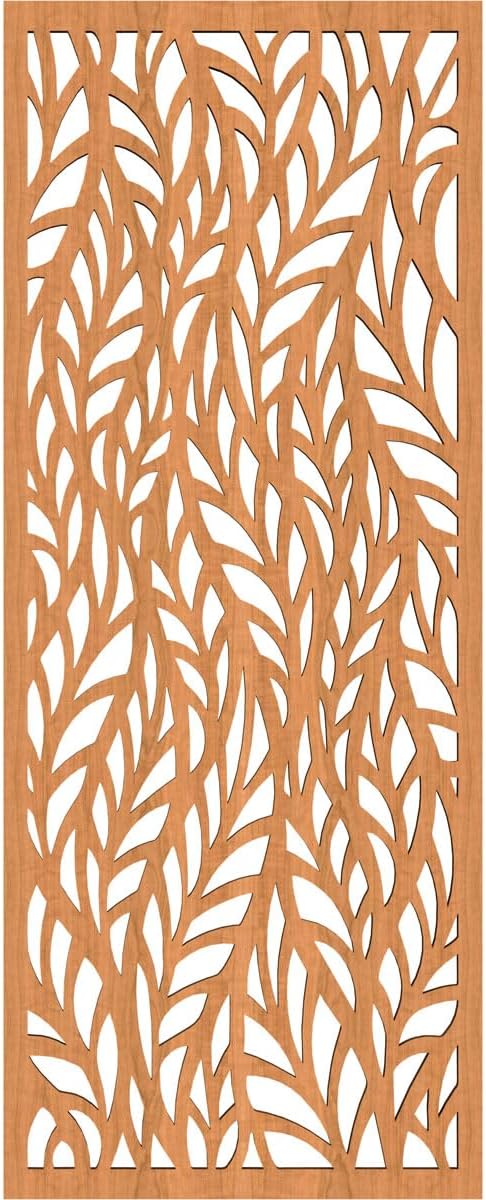 Ortonville Decorative Pierced Fretwork Wood Wall Panels, 9 3/8"W x 24 3/8"H x - Image 2