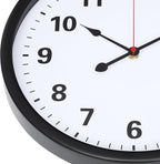 LEIKE Metal Wall Clock 14IN Black, Retro Silent Quartz Battery Operated - Image 7