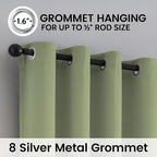 SimpleHome 100% Blackout Curtains - Image 5