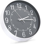Wall Clock Modern Non-Ticking Battery Operated Silent Wall Clocks Simple Style - Image 2