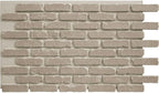EverStone Aged Brick Faux Brick Panel, 46 7/8"W x 27"H x 1 1/4"D, Antique Pearl by EkenaMillwork