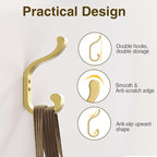 bussdis Large Wall Hooks for Hanging Coats: Heavy Duty Wall-Mount Hanger - Image 5