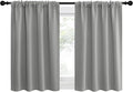 NICETOWN 2 Panels Blackout Curtains, Rod Pocket Thermal Insulated Drapes by NICETOWN