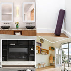 CRASPIRE 88 x 3.35 Inch White Crown Molding Peel and Stick Self Adhesive - Image 4