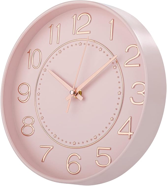 HZDHCLH 10 inch Small Wall Clocks Battery Operated, Silent No Ticking Clock - Image 4