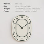 mooas Forest Flatwood Wall Clock - Image 8