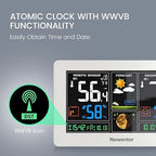 Newentor Weather Station Wireless Indoor Outdoor Thermometer, Color Display - Image 3