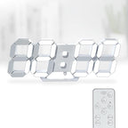 KOSUMOSU 3D LED Digital Wall Clock, Large Display Table/ Desk Clock by KOSUMOSUTECHNOLOGY