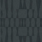 Tempaper Textured Blue Faux Grasscloth Geo Removable Peel and Stick Wallpaper by TempaperCo