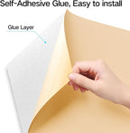 22 Pack Self-Adhesive Acoustic Panels 12" X 10" X 0.4" - Image 2