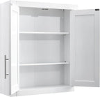 Crosley Furniture Savannah Wall Mounted Bathroom Storage Medicine Cabinet - Image 6