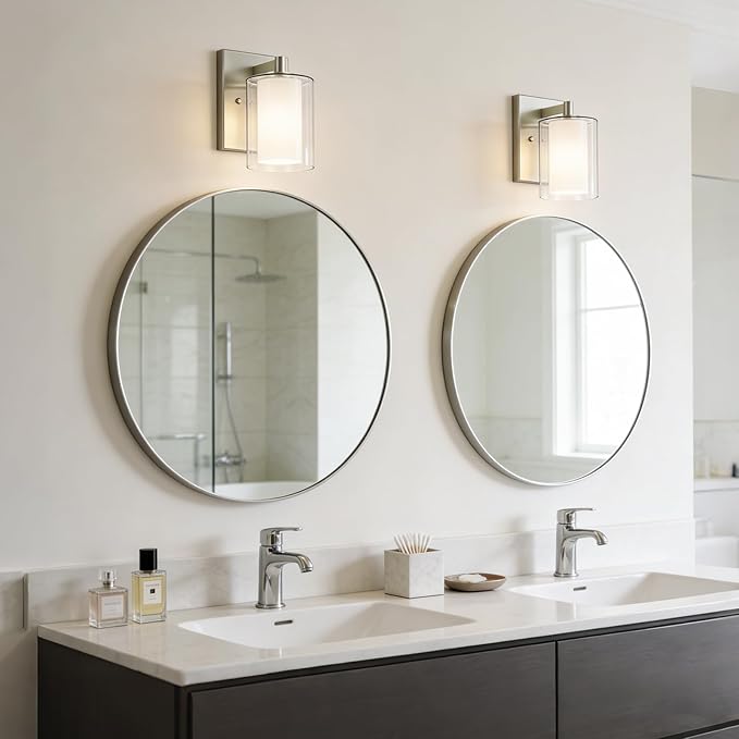 Kalium Wall Sconces Set of Two Modern Vanity Lights - Image 2