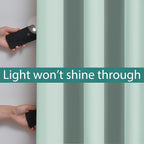 Yakamok 100% Blackout Lined Panels, Thermal Insulated Blackout Curtains - Image 3