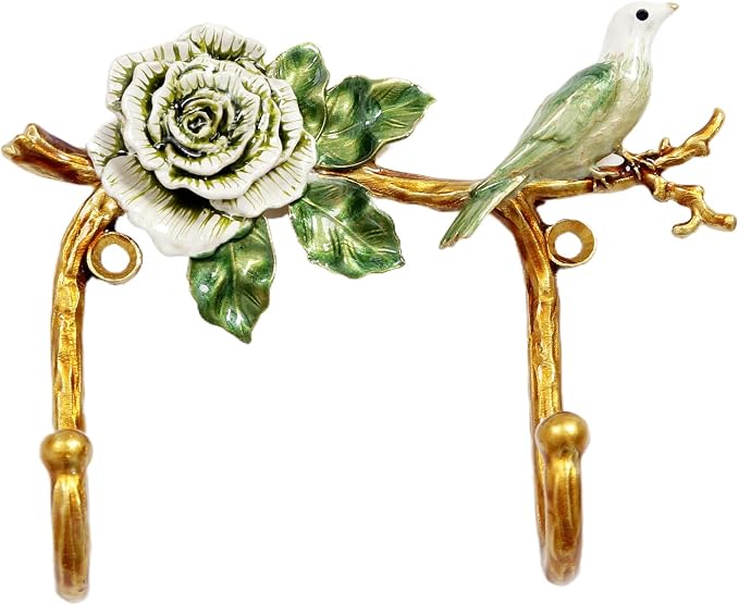 Vintage Wall Hooks Decorative Rack Hangers, Singe Metal Wall Mounted Hook by bordorsse