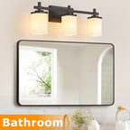 3-Lights Black Vanity Lights for Bathroom - Image 6