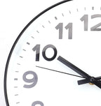 Foraineam 2 Pieces 12-Inch Wall Clock Silent Non Ticking Battery Operated - Image 3