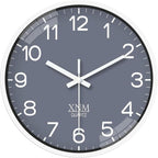 XNM Small Grey Minimalist Wall Clocks Battery Operated 8 Inch Classic Analog by XNMwallclock