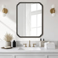 WallBeyond 30" x 40" Rounded Corner Arch Wall Mirror by WallBeyond