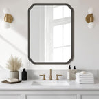 WallBeyond 30" x 40" Rounded Corner Arch Wall Mirror by WallBeyond