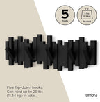 Umbra Sticks Wall-Mounted Coat Rack Rail Hook - Image 5