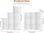 HOMIDEC 9 Cube Storage Organizer, Cubes Shelves - Image 3