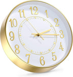 Wall Clock Modern Non-Ticking Battery Operated Silent Wall Clocks Simple Style - Image 2