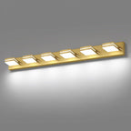 SineRise LED Modern Bathroom Vanity Light Fixtures, Brass Modern Acrylic by SINERISELIGHTING