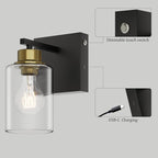 Battery Operated Wall Sconce Set of 2, Easy Install Dimmable Wireless Wall Lamps - Image 4