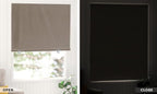 LazBlinds 100% Blackout Door Curtain, No Tools No Drill Cordless Blinds - Image 7
